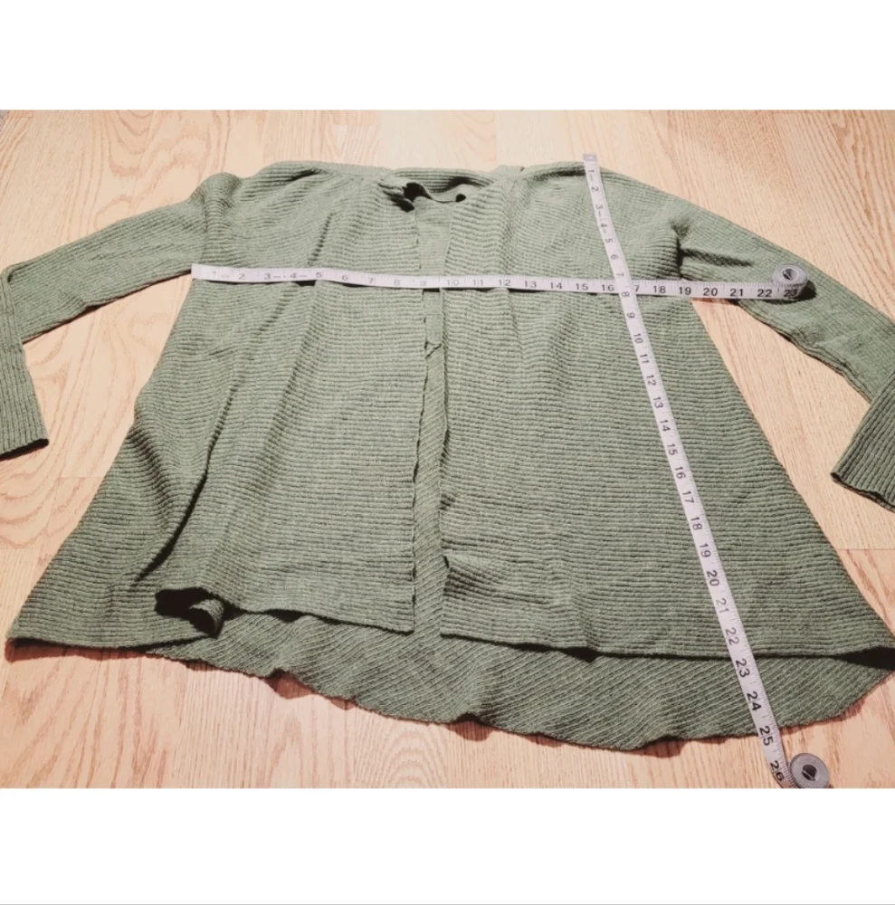 Eileen Fisher Cardigan Sweater Women's Size: Medium Wool Open Front